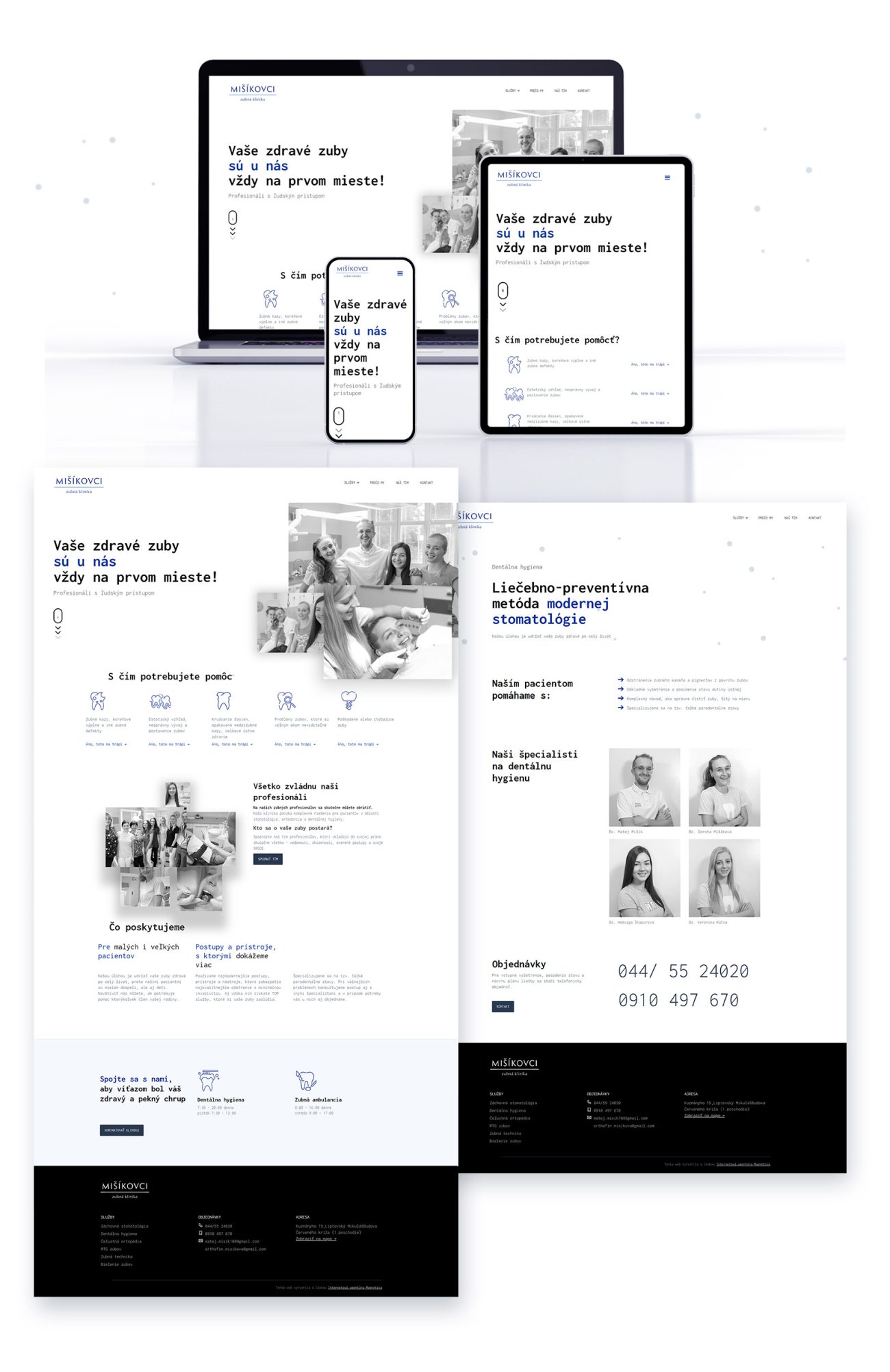 Tvorba webstránky a grafický dizajn pre misikovci.sk