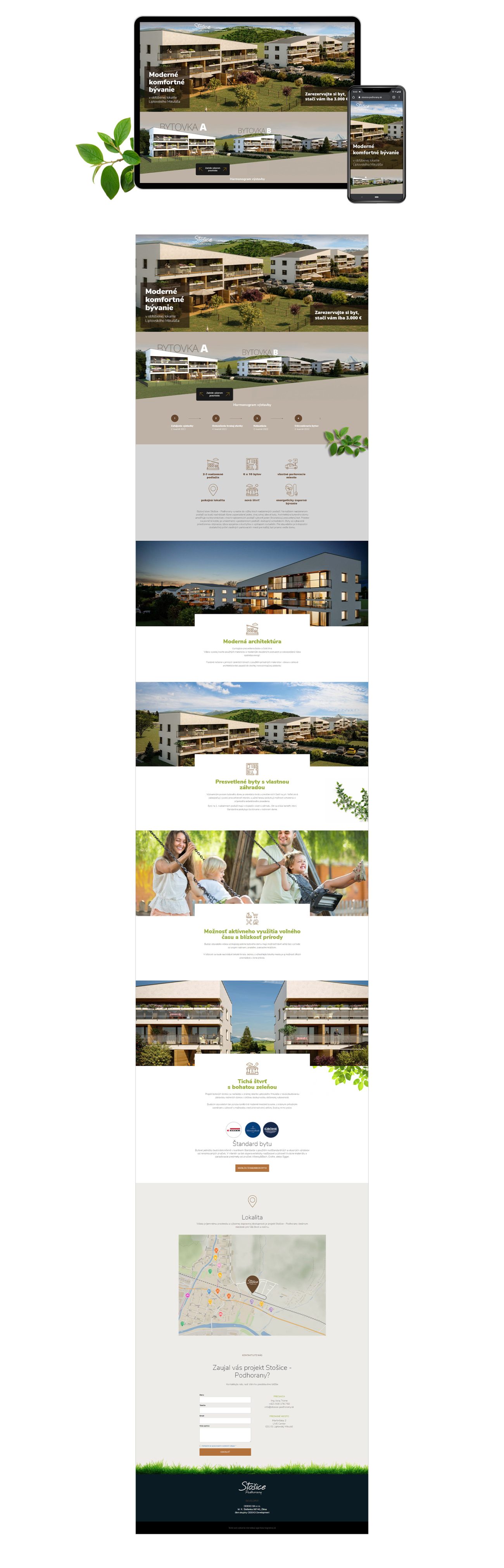 Tvorba webstránky a grafický dizajn - Stošice Podhorany