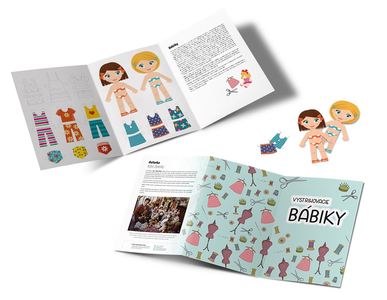 Tvorba vystrihovačky Bábiky