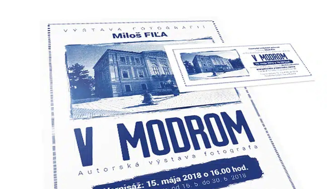 Tvorba plagátu a pozvánky na vernisáž