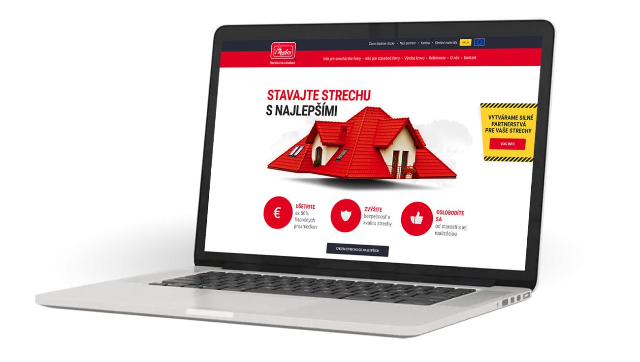 Tvorba webstránky na mieru tauber.sk