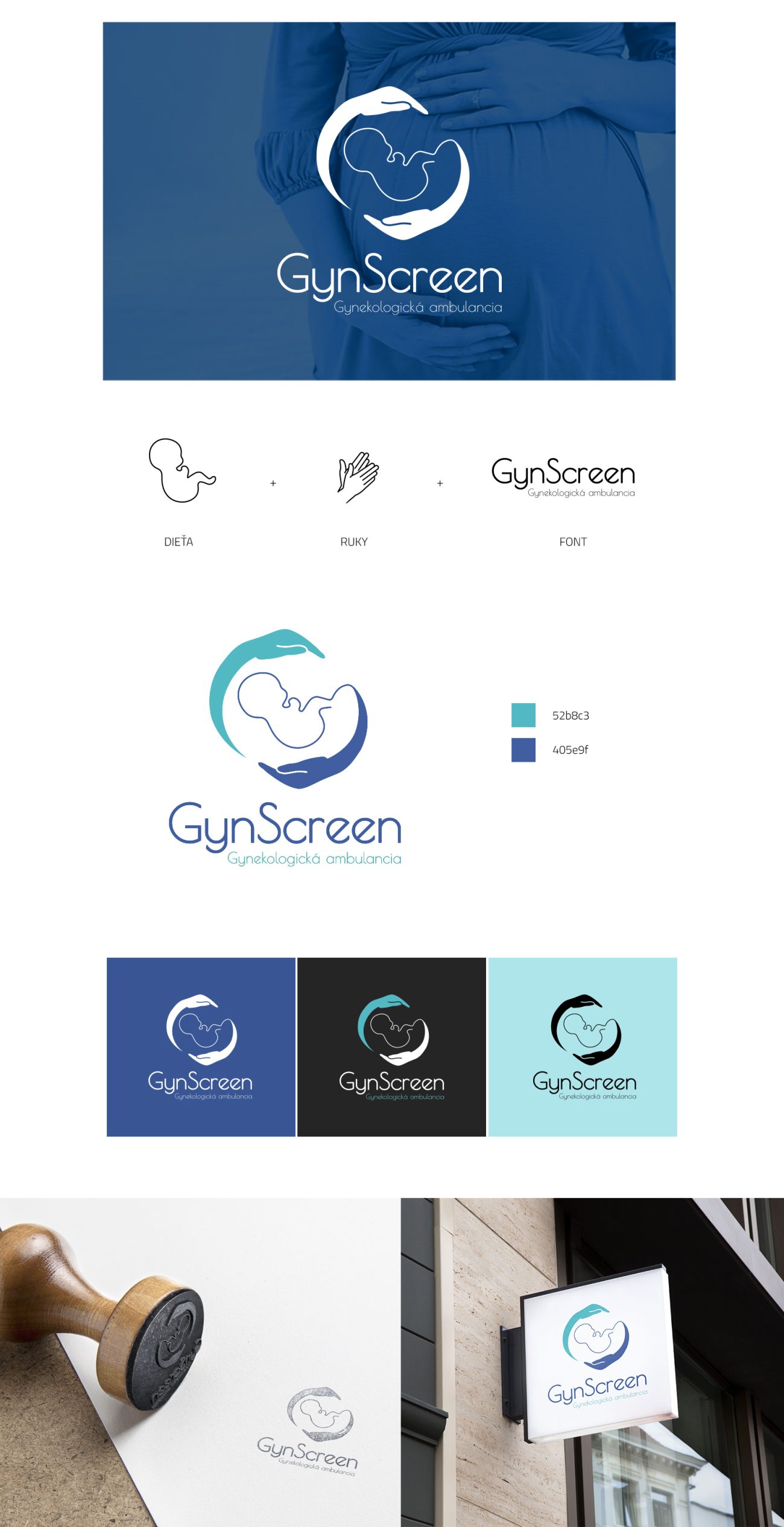 Ukážka aplikácie loga GynScreen