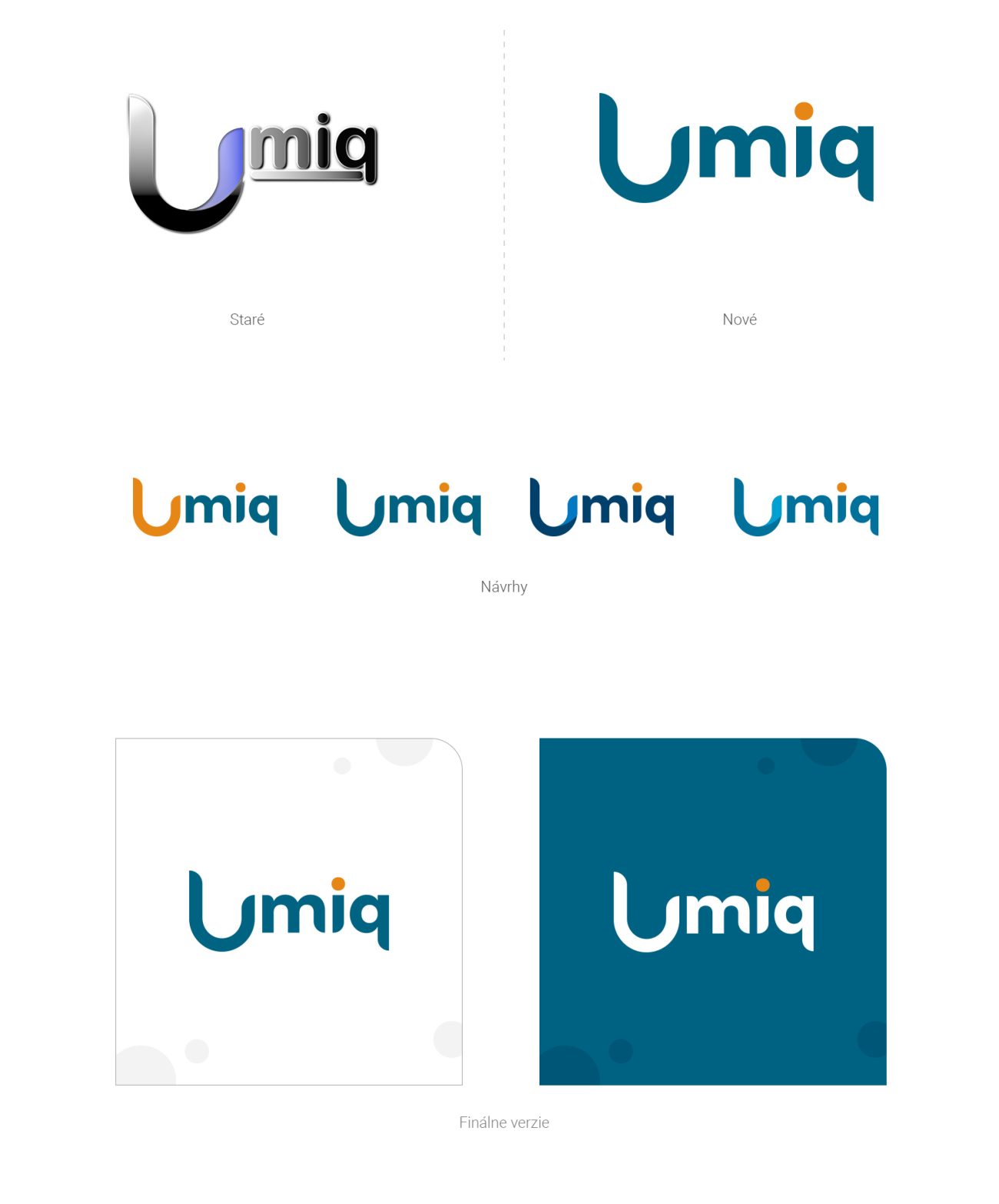 Ukážka aplikácie loga Umiq