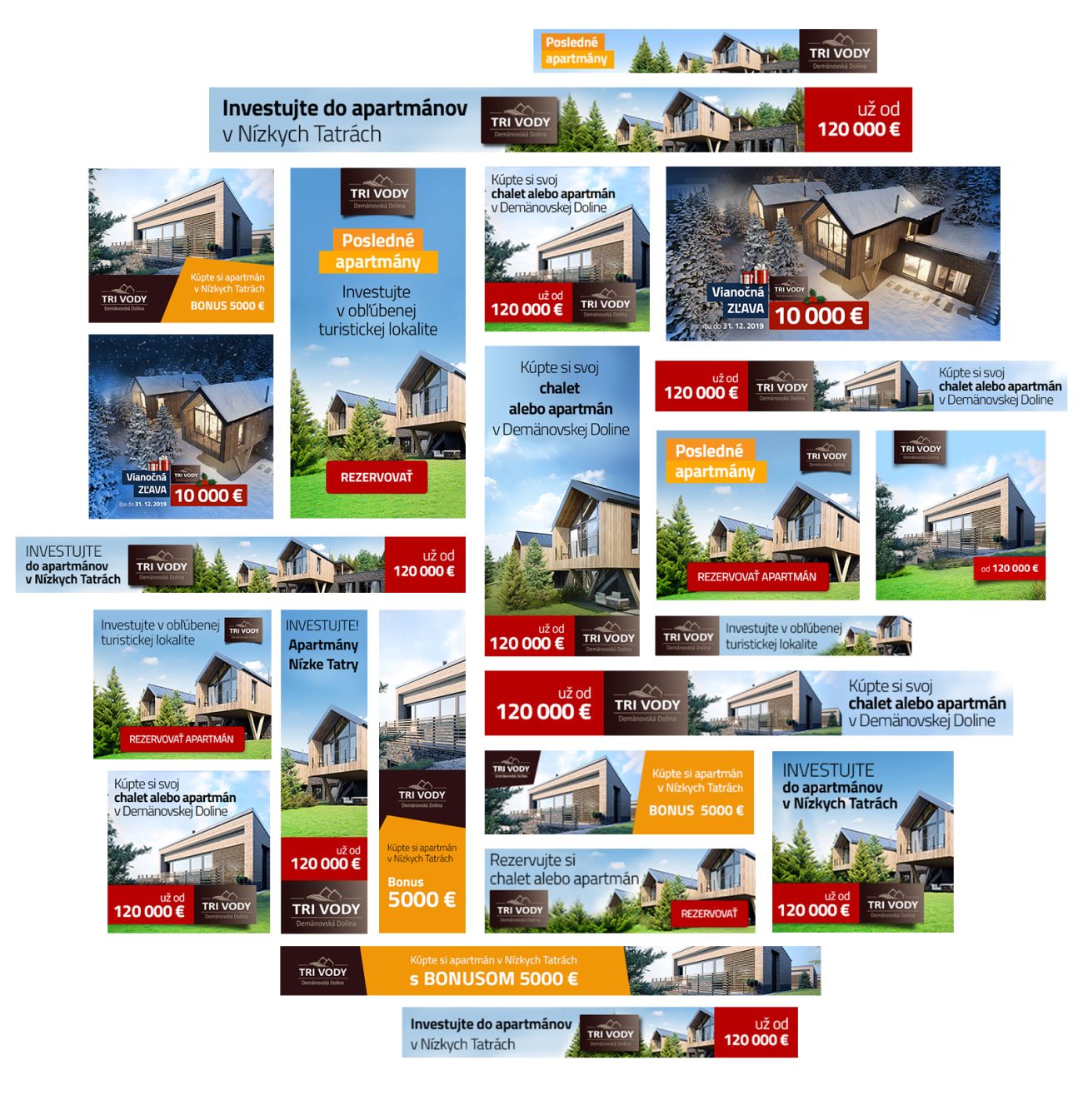 Tvorba reklamnej kampane na podporu predaja pre Tri Vody Chalets