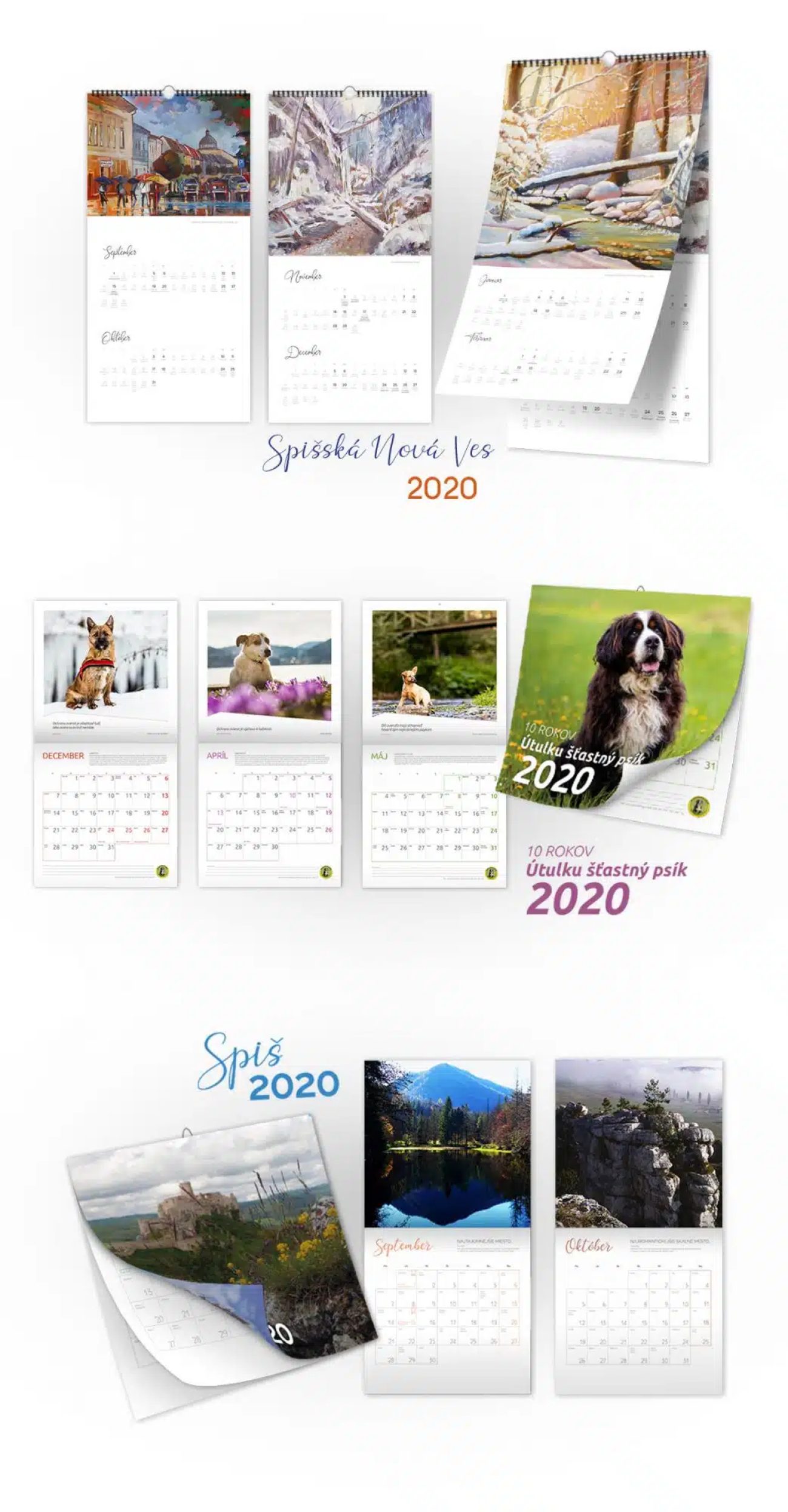 Tvorba kalendárov pre rok 2020