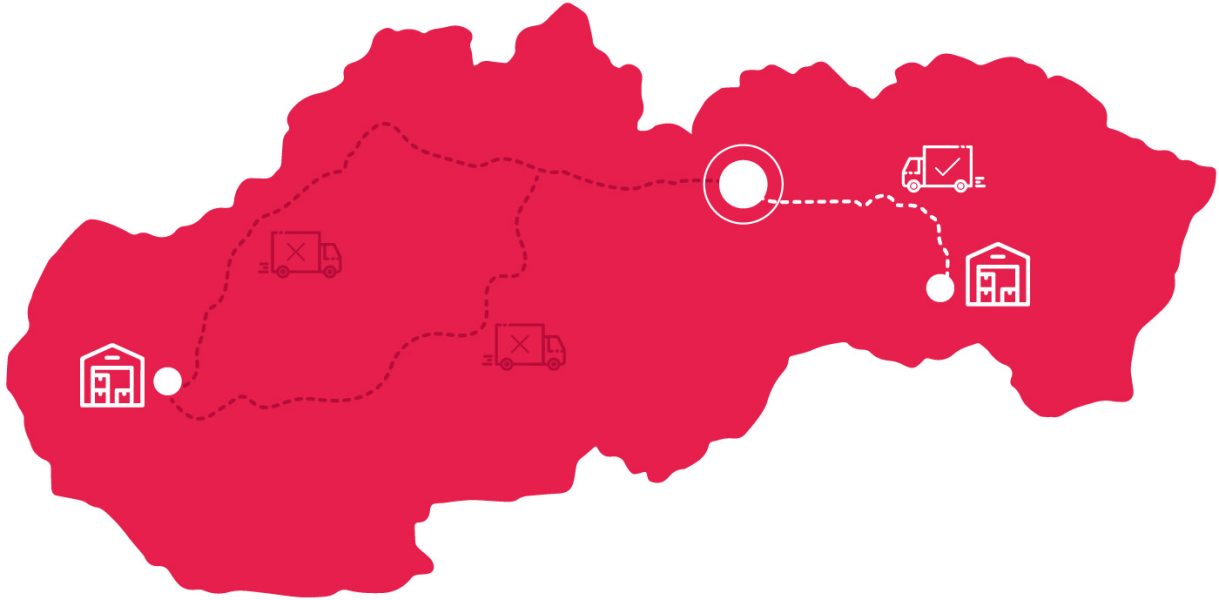 Ako sme optimalizovali doručovanie ťažkého tovaru z dvoch skladov a ušetrili tak zákazníkom peniaze za dopravu
