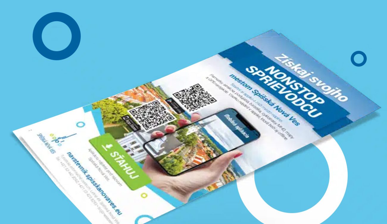 Tvorba letáku pre mobilnú aplikáciu mesto Spišská Nová Ves