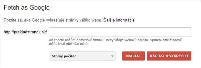 Ak ste niečo zmenili na svojej webstránke či eshope dajte o tom vedieť Googlu cez Google search console