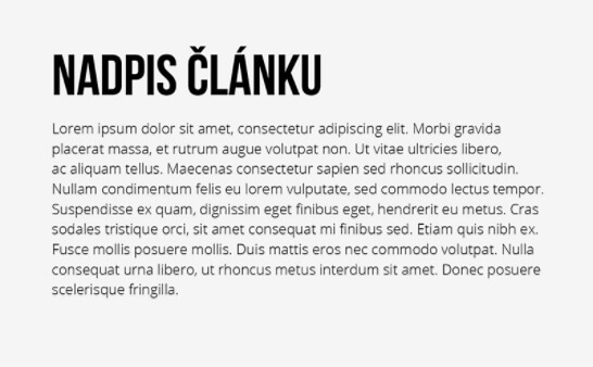 Ako (ne)upravovať texty na webovej stránke - druhy písma