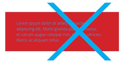 Ako (ne)upravovať texty na webovej stránke - text na farebnom pozadí