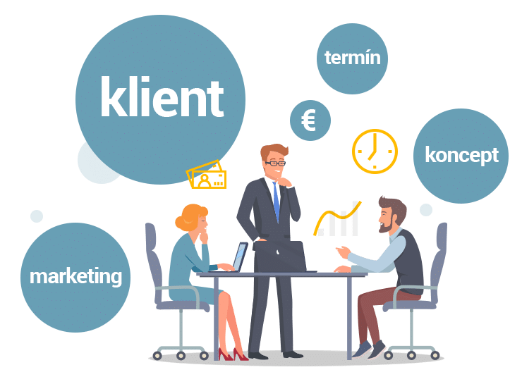 dekoračný obrázok ľudia