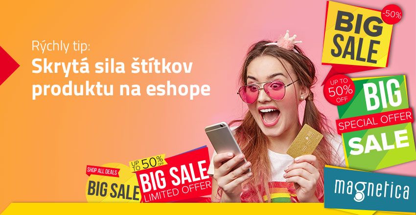 Ako pomocou štítkov produktu na eshope zvýšiť predaj internetového obchodu