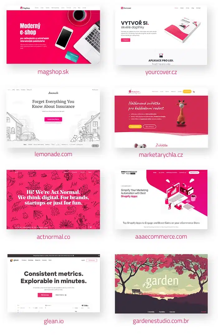 Farba roka 2023 Viva Magenta a jej využitie pri tvorbe webstránky