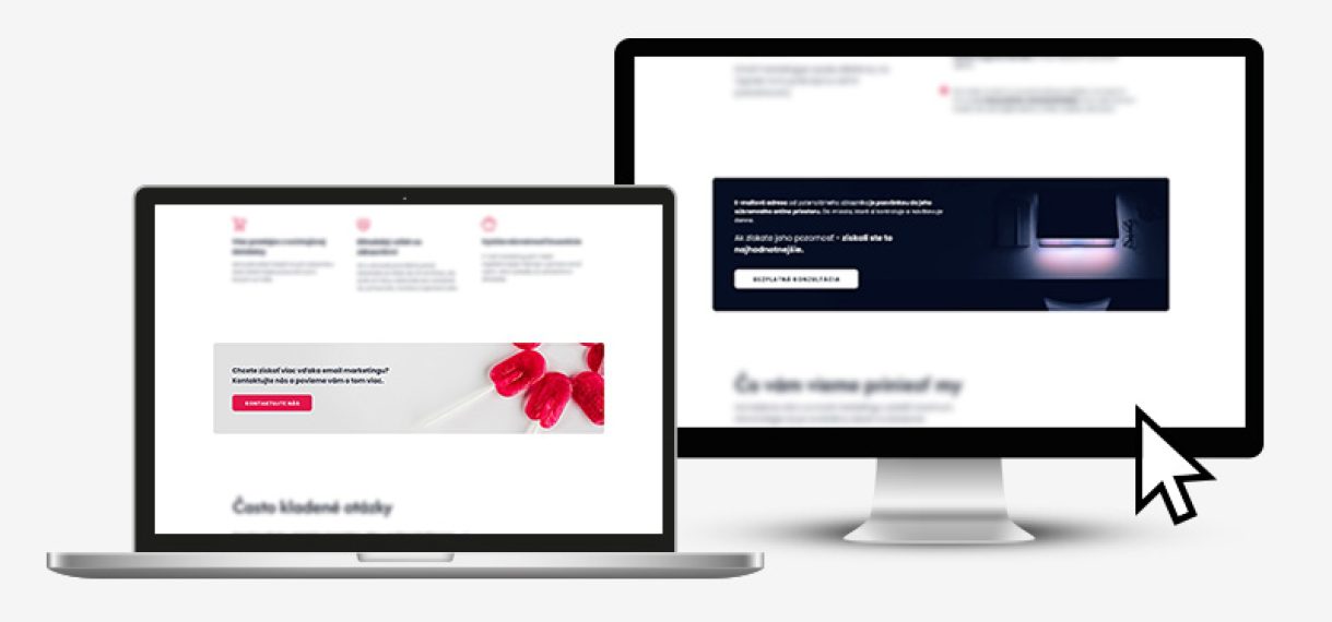 Ukážka použitia jasných výziev na akciu na webstránke (CTA), ktoré konvertujú