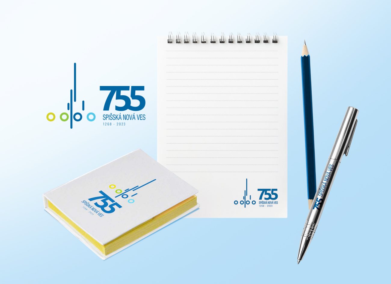 Logo Spišská Nová Ves - 750. výročie prvej písomnej zmienky