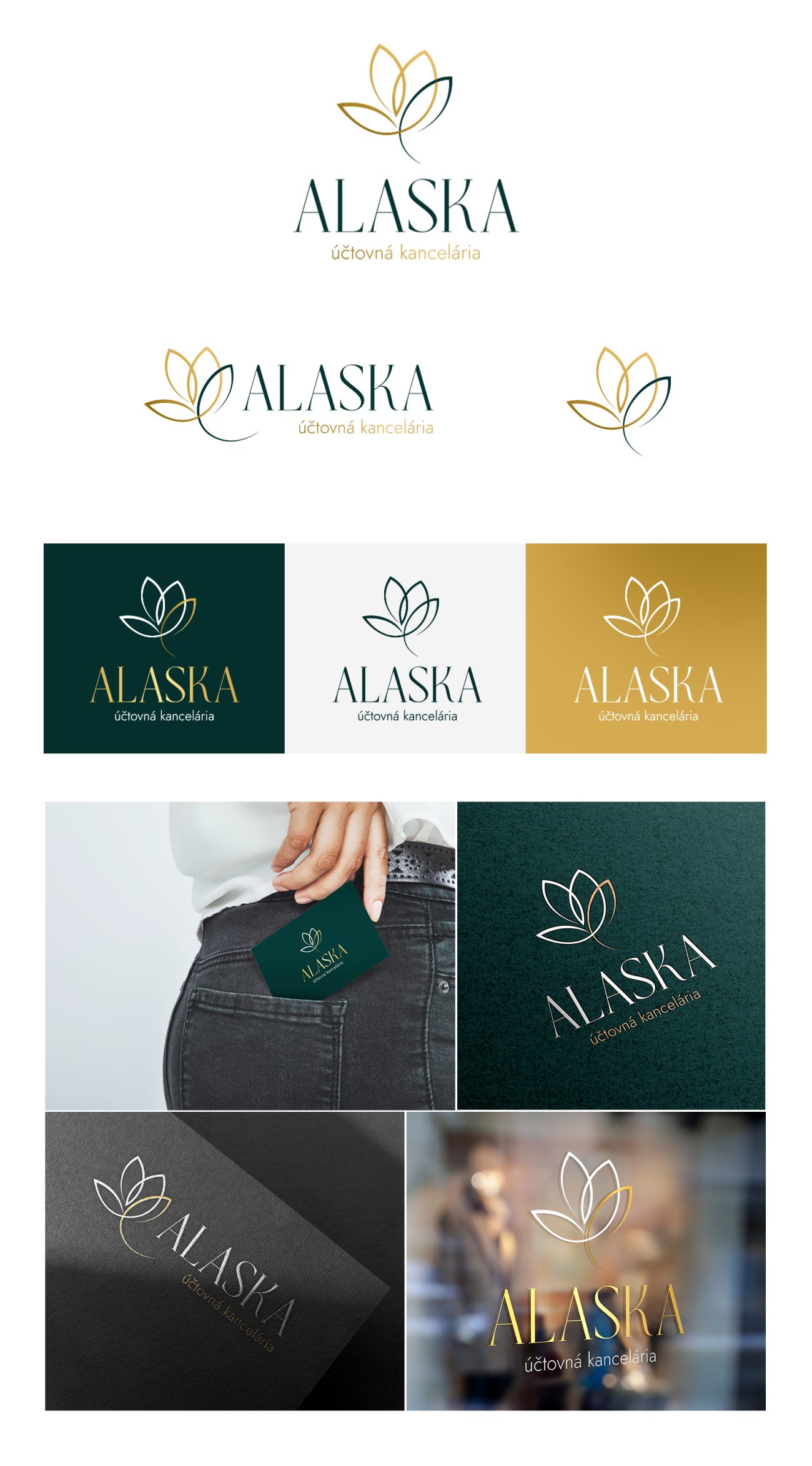 Ukážka aplikácie loga Alaska s.r.o