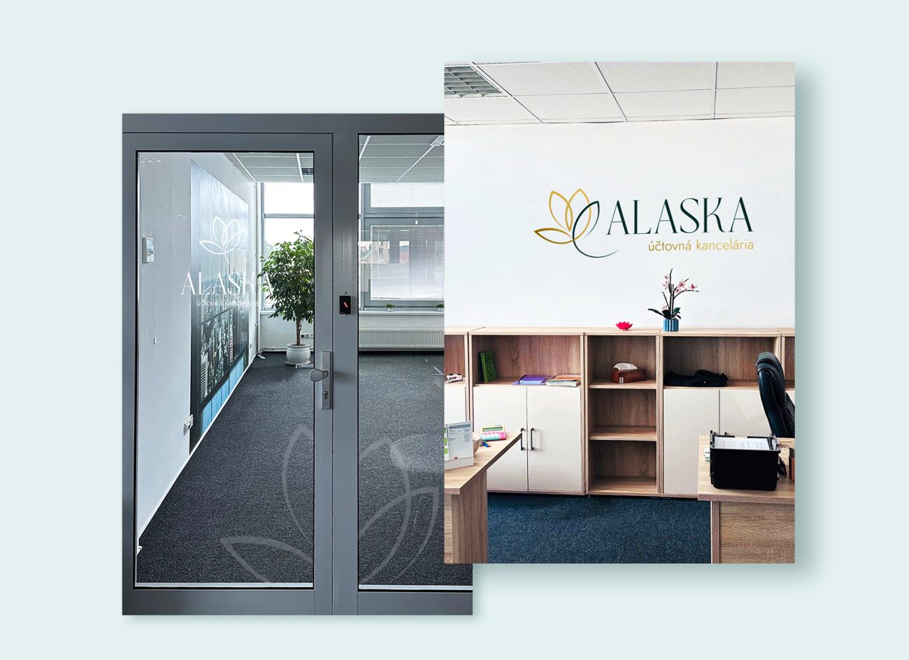 Účtovná kancelária ALASKA - označenie prevádzky