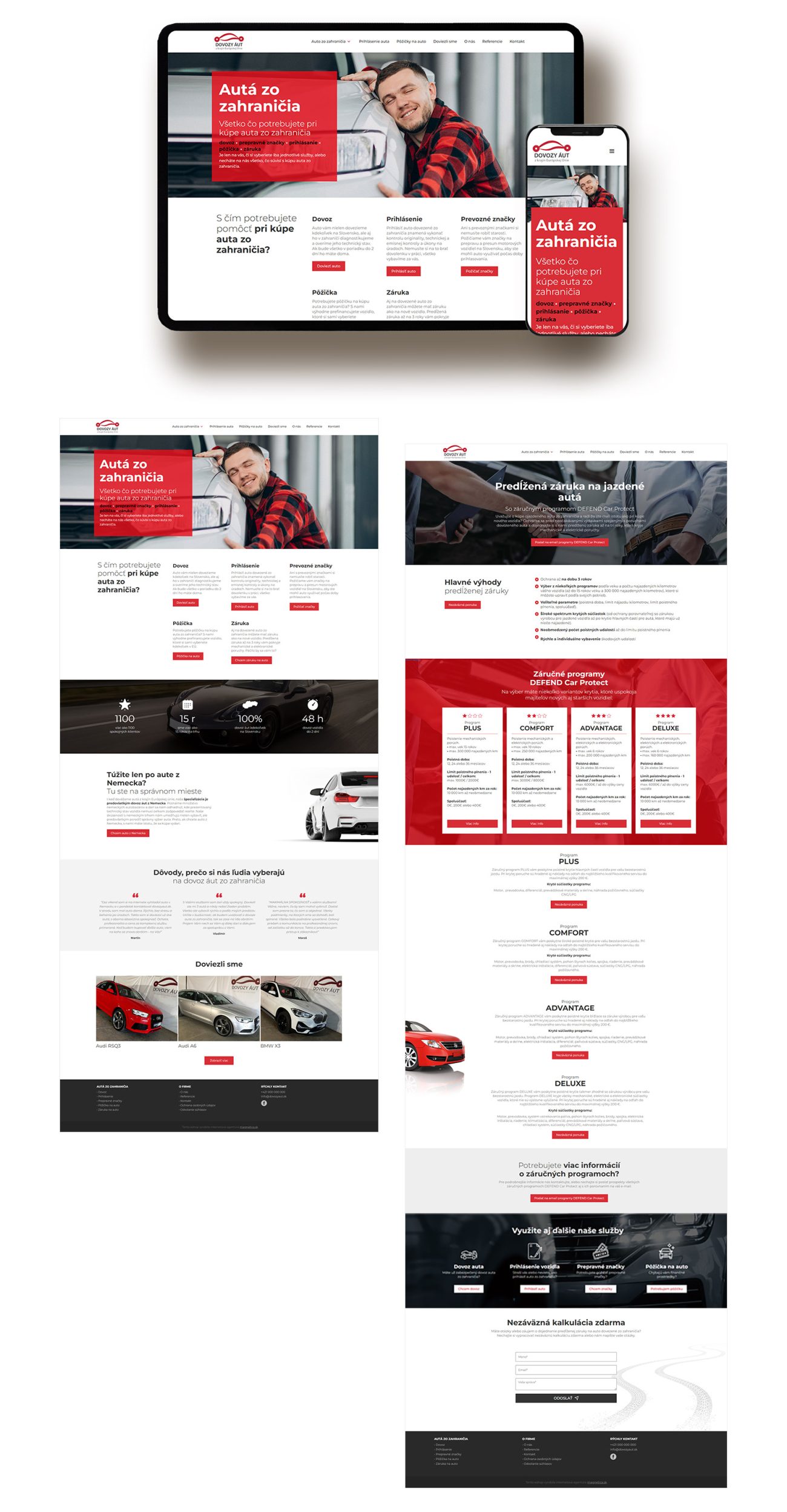 Tvorba webstránky a grafický dizajn pre