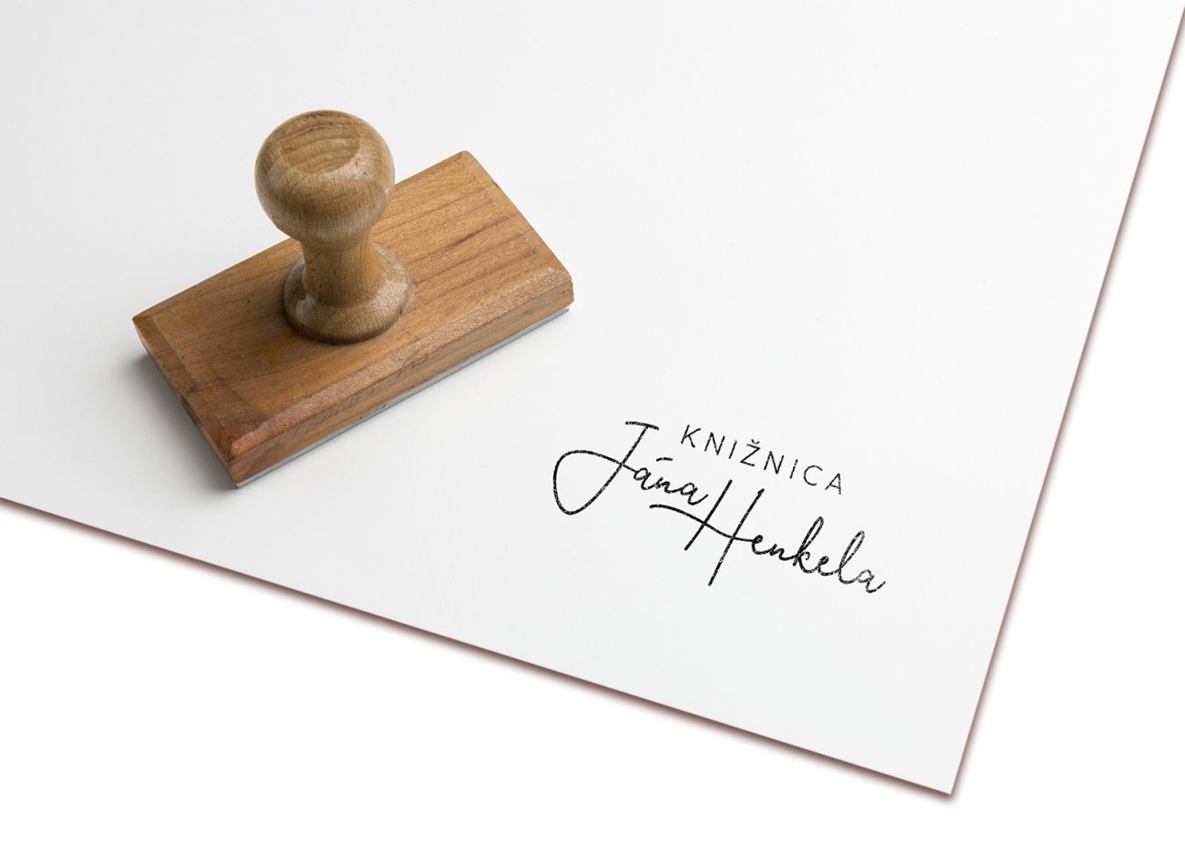 Knižnica Jána Henkela - pečiatka