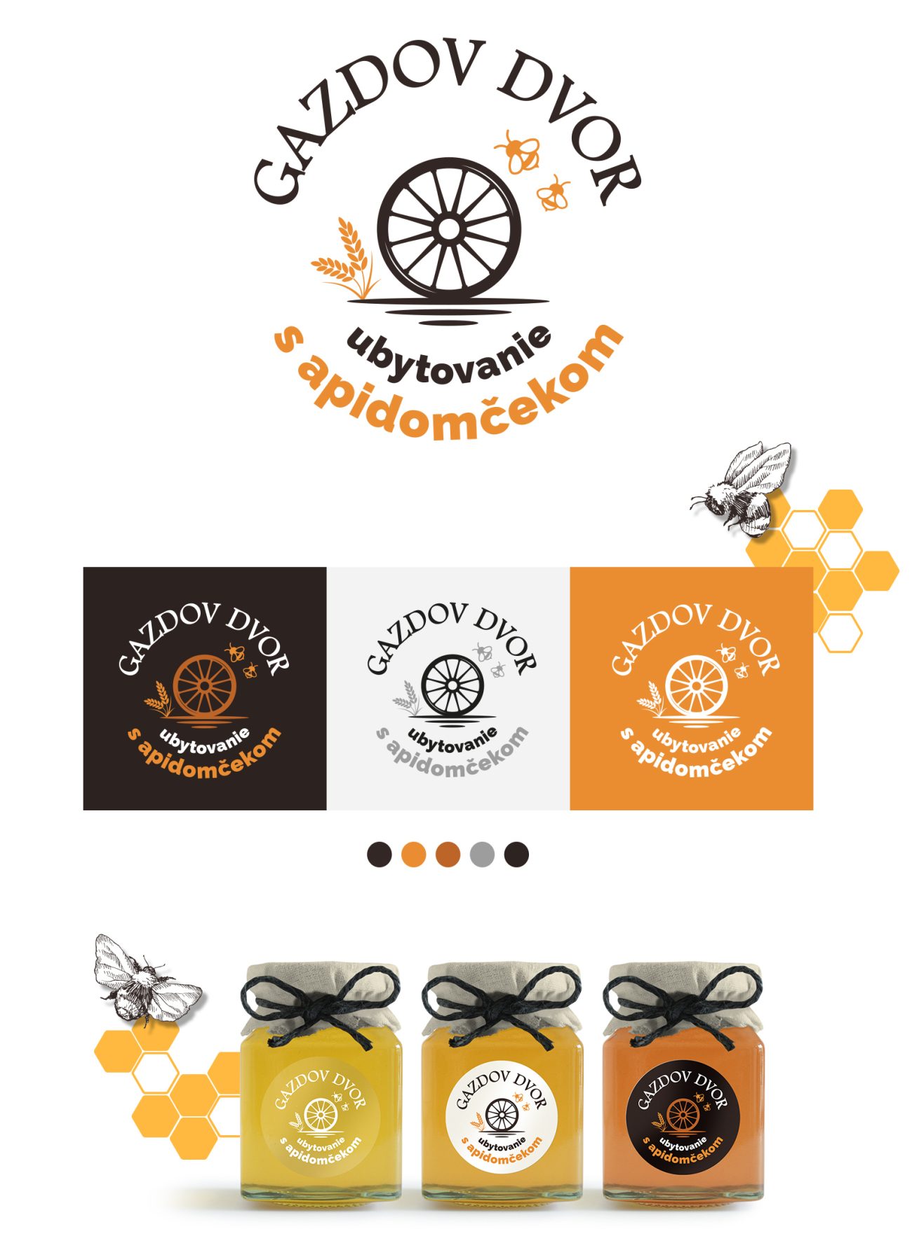 Ukážka aplikácie loga Gazdov dvor