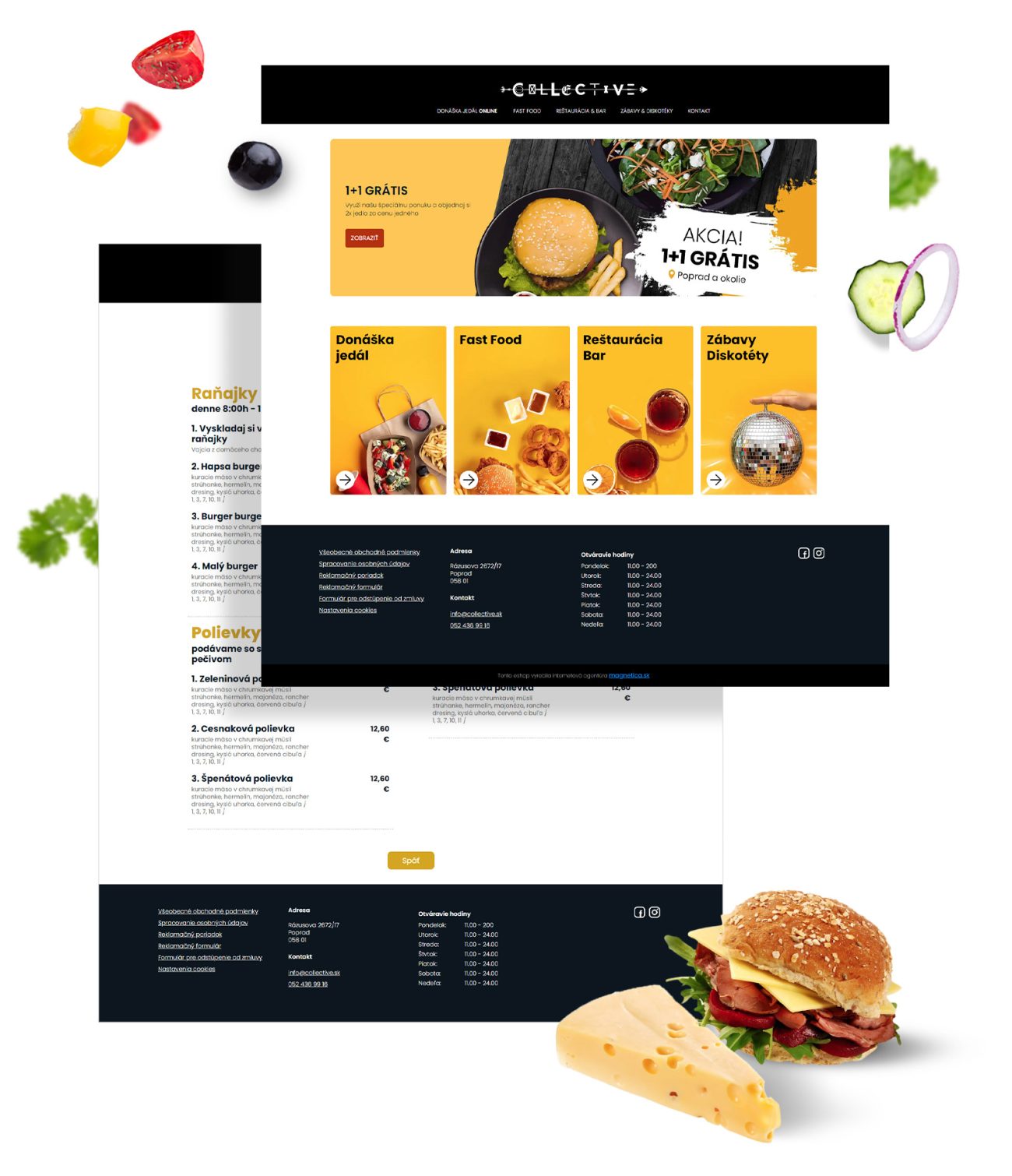 Tvorba webstránky a grafický dizajn pre collective.sk