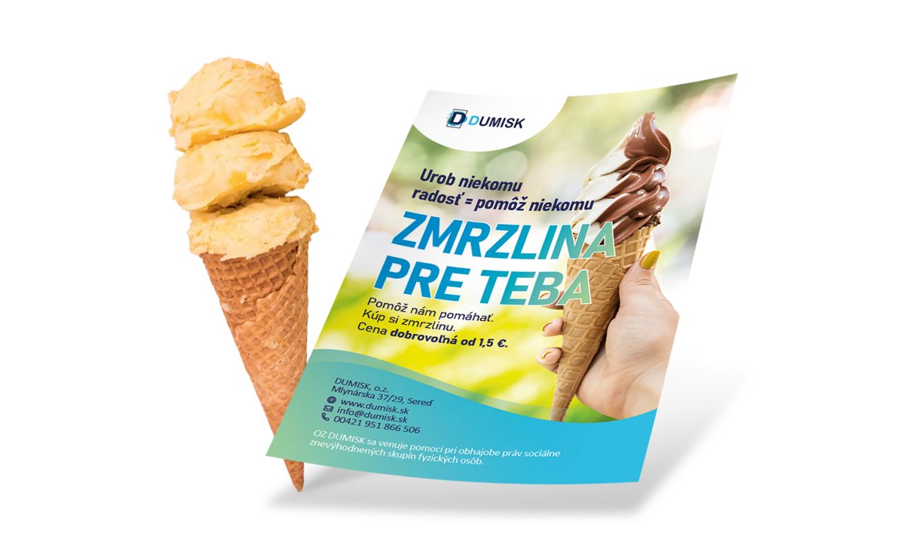 Tvorba letáku pre Dumisk.sk