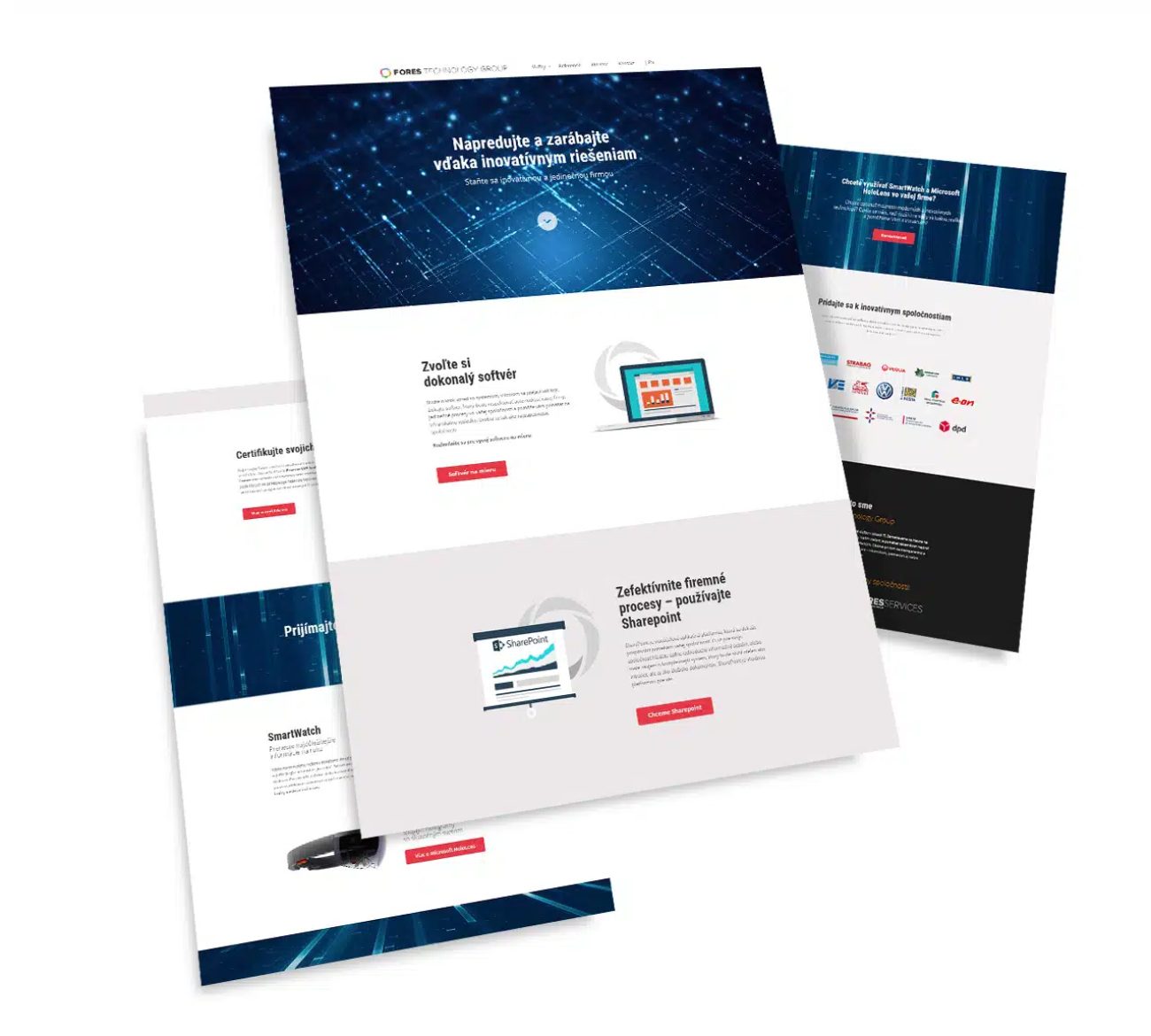 Tvorba webstránky fores.group