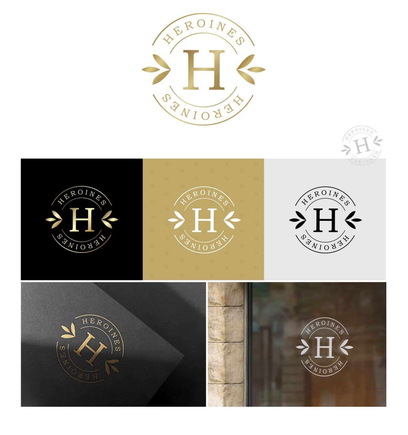 Ukážka aplikácie loga Heroines