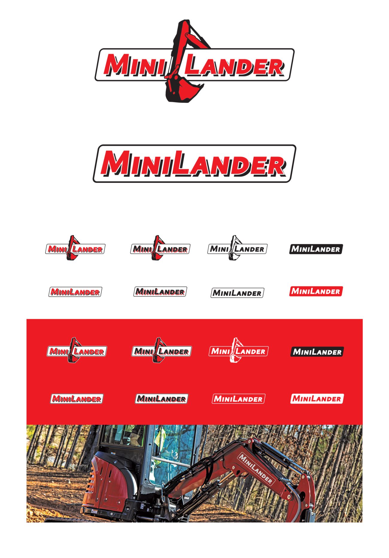 Ukážka aplikácie loga MiniLander