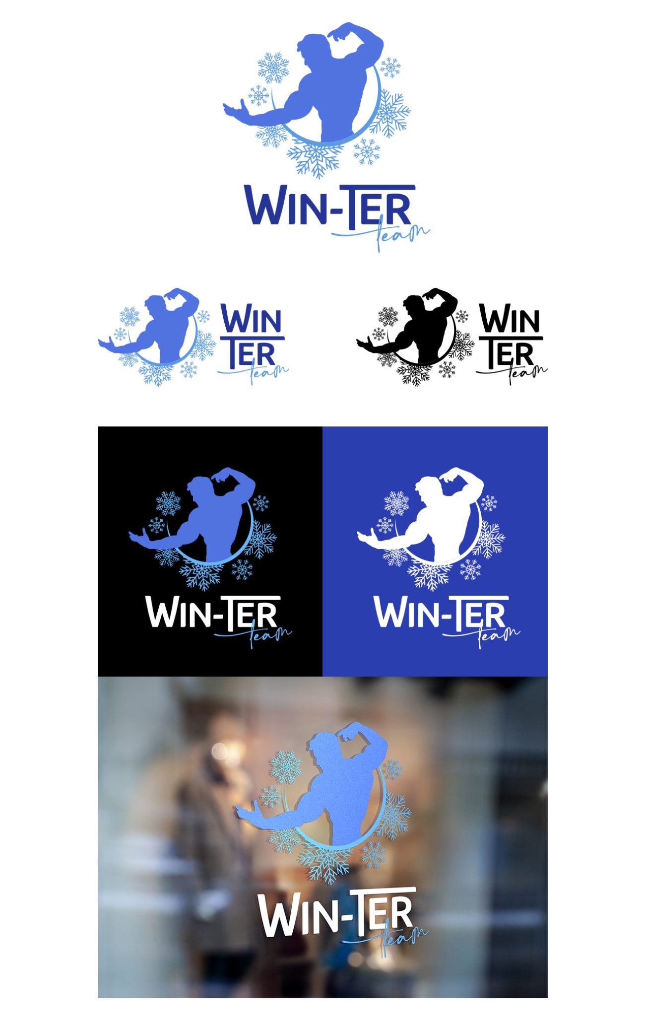 Ukážka aplikácie loga WIN-TER team