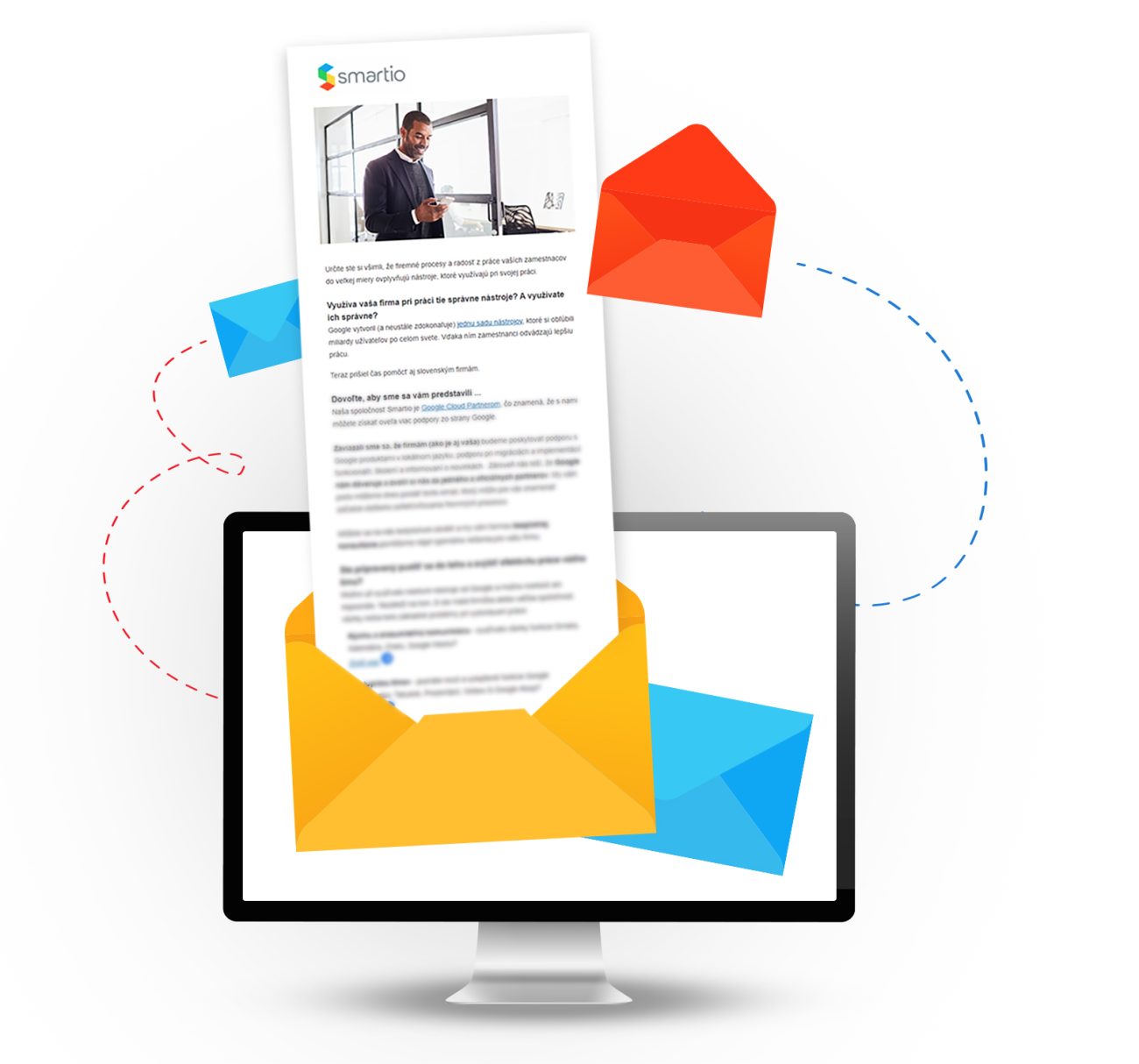 Tvorba emailových textov pre Smartio