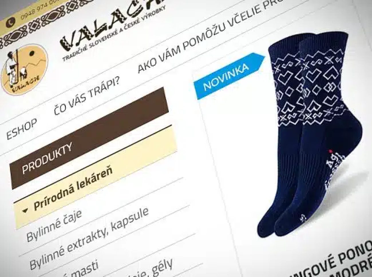 Tvorba eshopu na mieru valachshop.sk