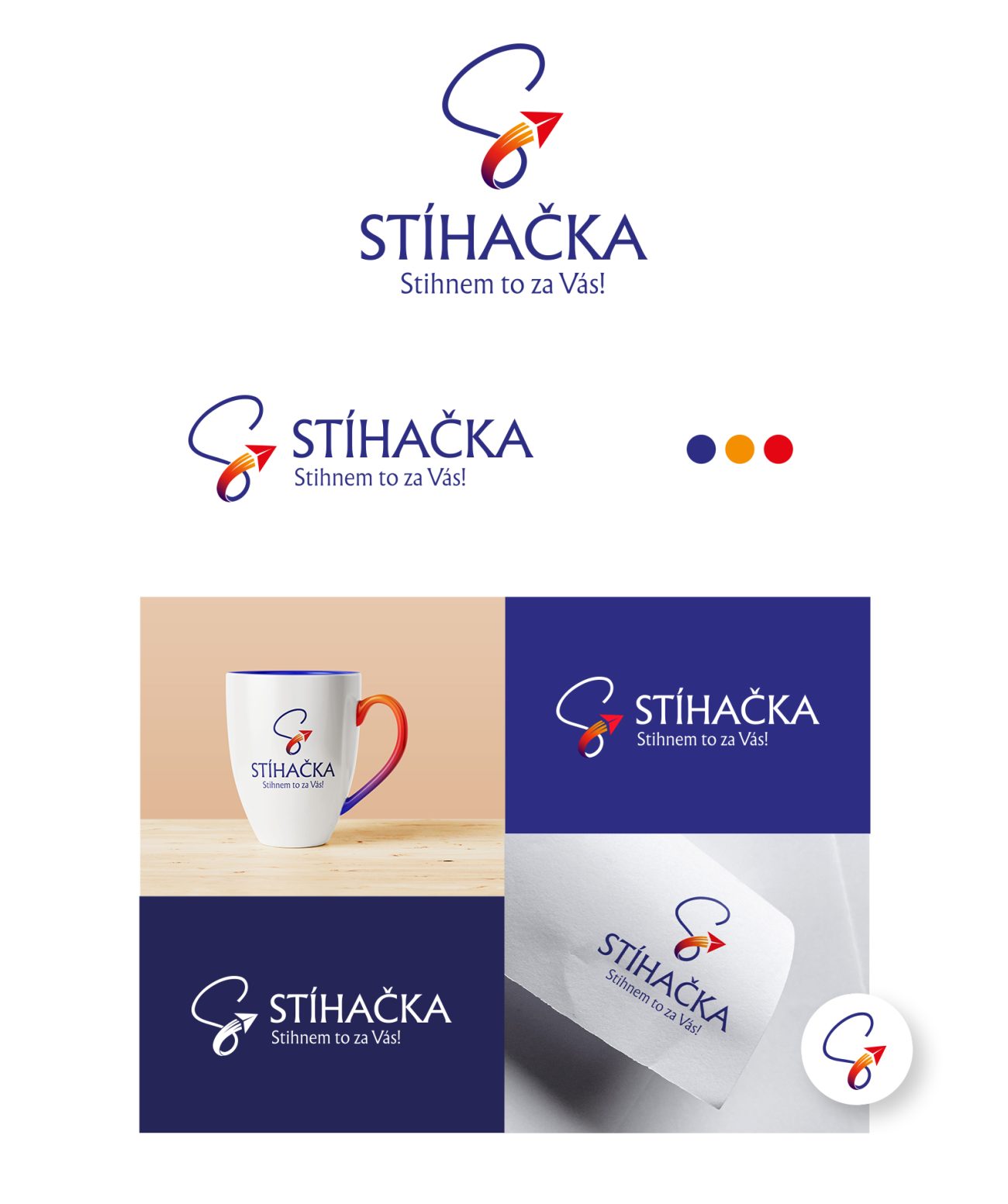 Ukážka aplikácie loga Stíhačka