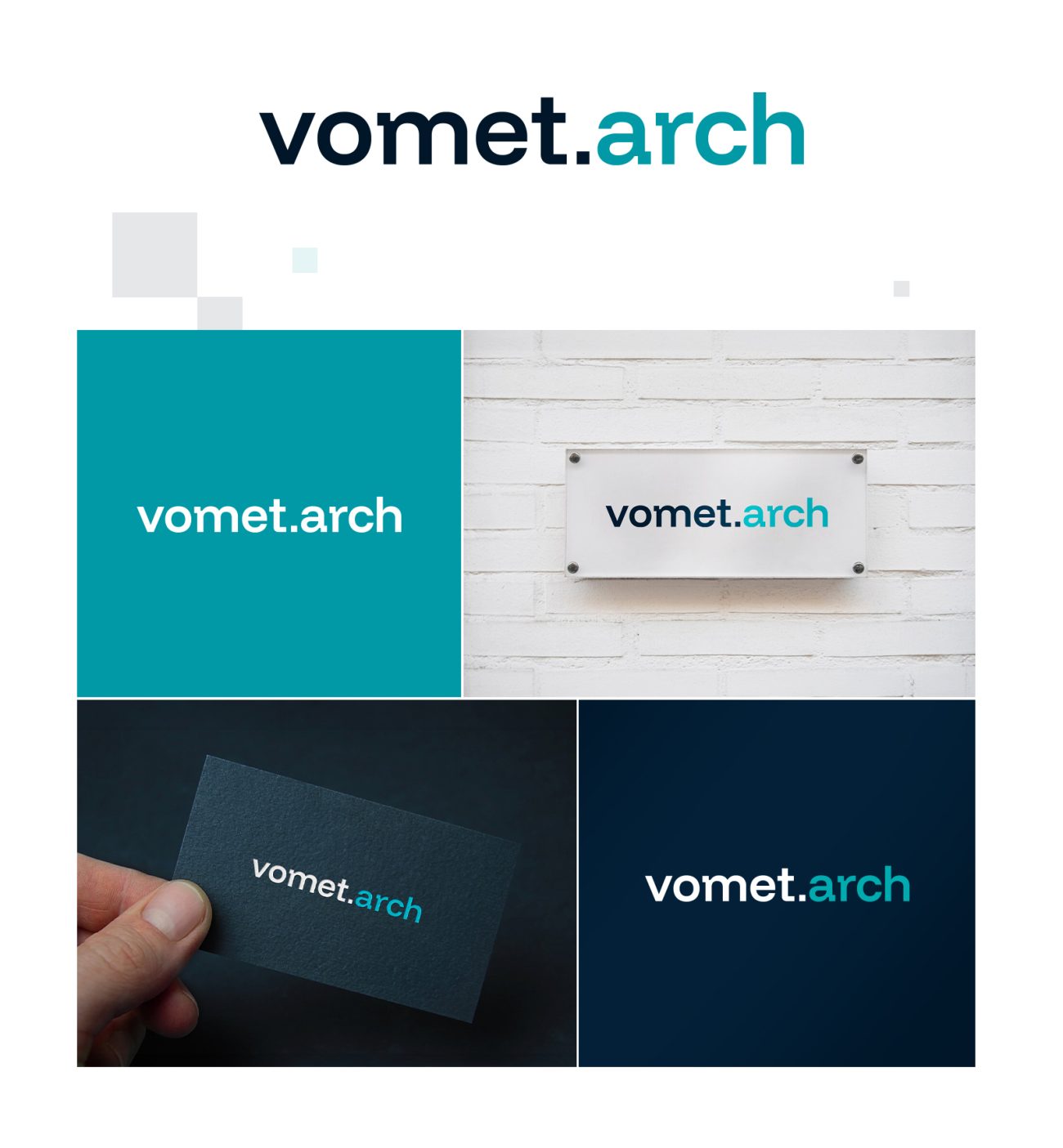 Ukážka aplikácie loga VometArch