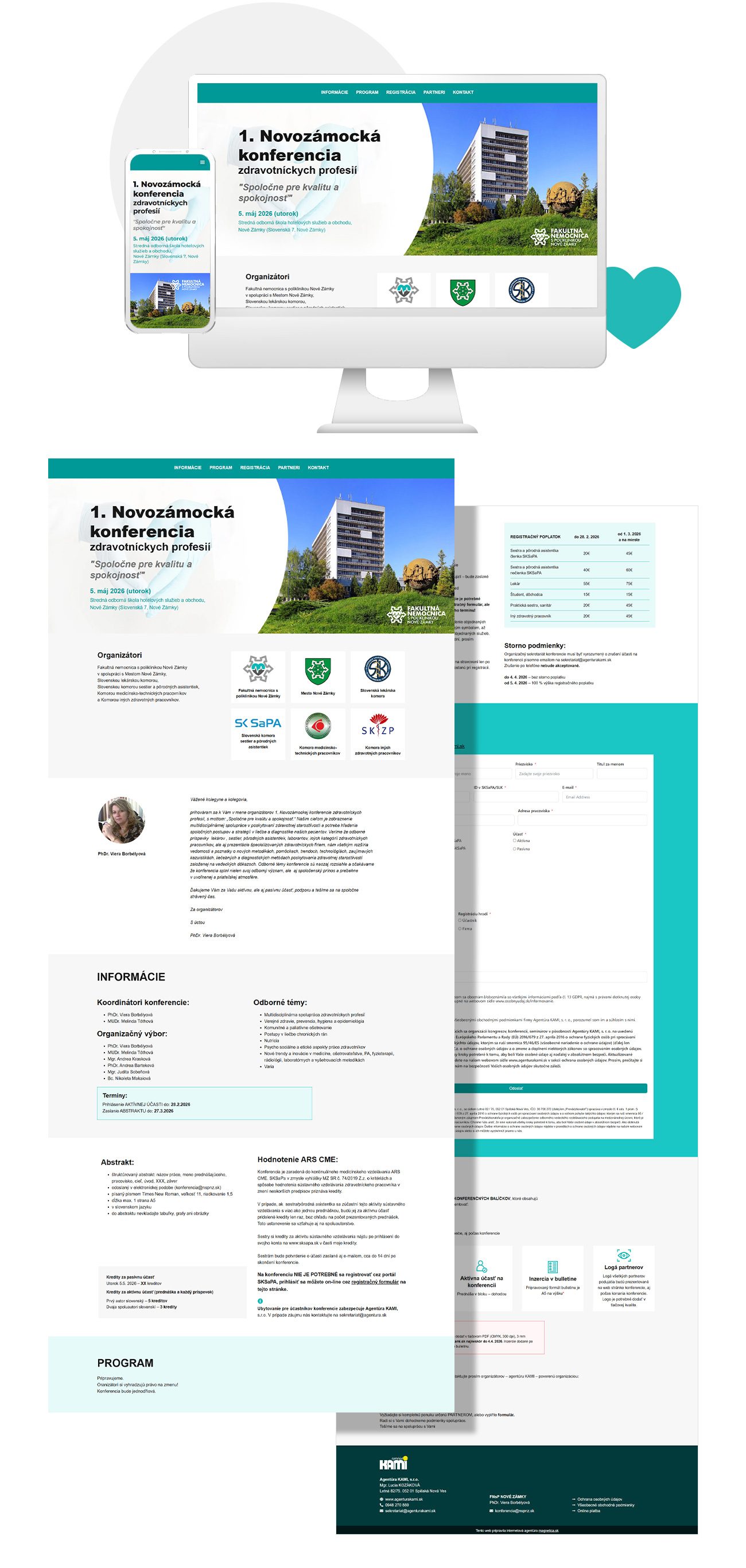 Ukážka tvorby webstránky novozamockakonferencia.sk