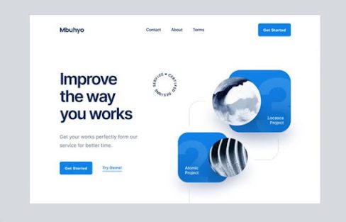 Ukážky použitia modrej v identite značky