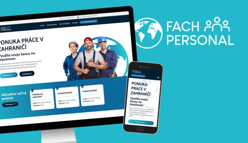 Grafický dizajn a tvorba webstránky pre personálnu agentúru FachPersonal.sk