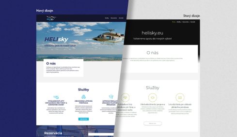 Tvorba webstánky na mieru helisky.eu