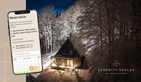 Náhľad referencie tvorby webstránky serenityskalka.sk