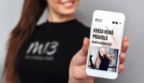 Tvorba webstránky pre luxusný kadernícky salón Studio M13