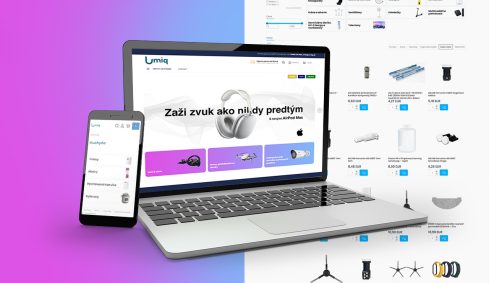 Tvorba eshopu na mieru umiq.sk