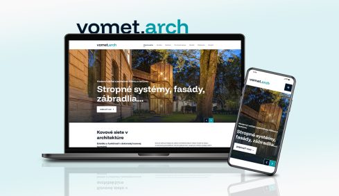 Tvorba webstránky vometarch.sk