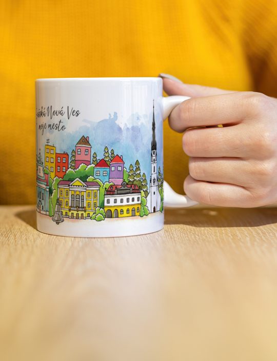 ukážka potlače hrnčeka pre Mesto Spišská Nová Ves