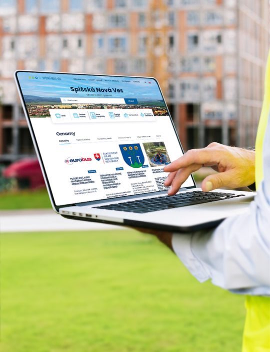 Ukážka webu spisskanovaves.eu