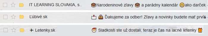 Ako napísať predmet emailu, aby ho zákazníci otvorili - použite emotikony