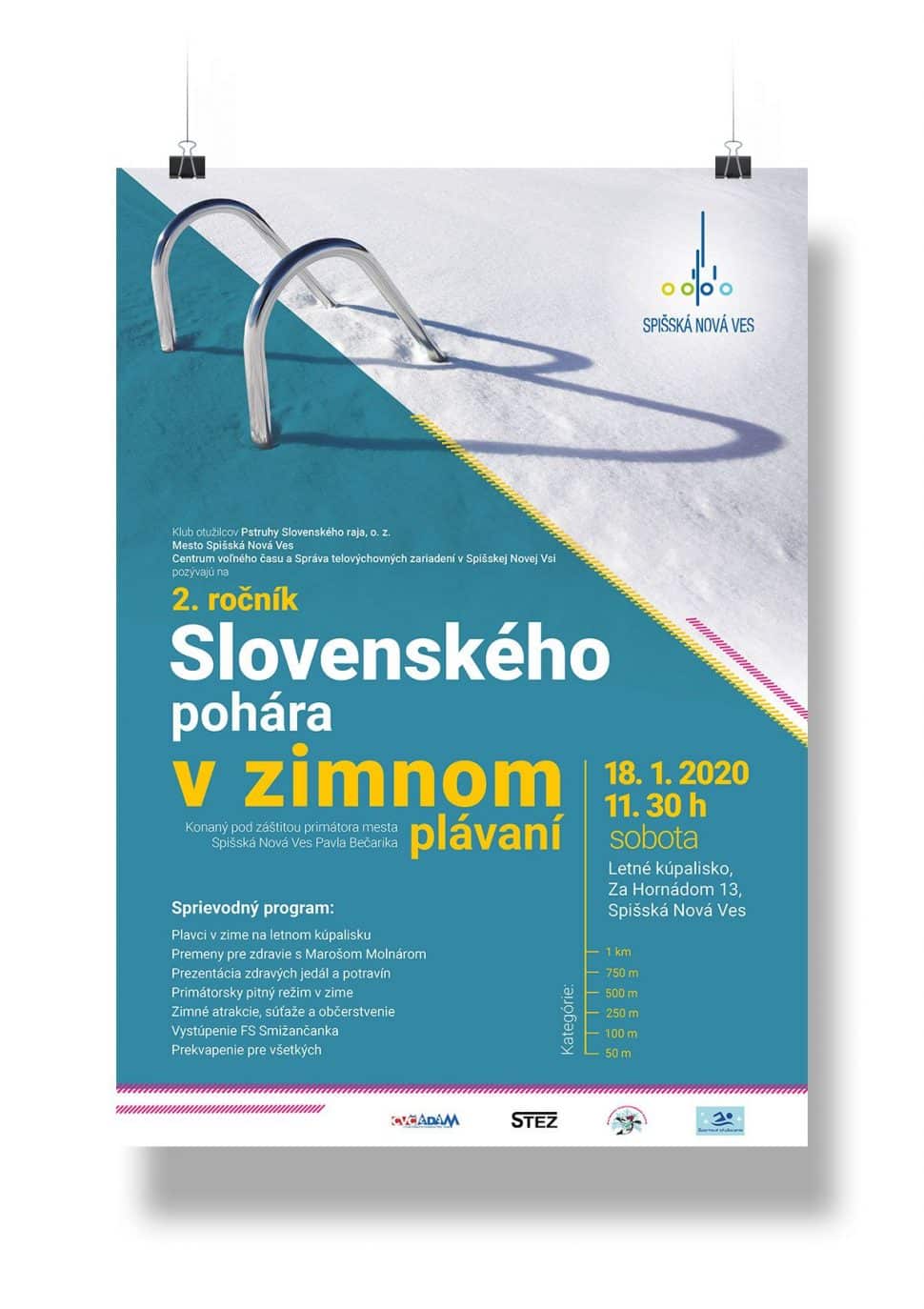 Referencia plagát Slovenský pohár v zimnom plávaní - magnetica.sk