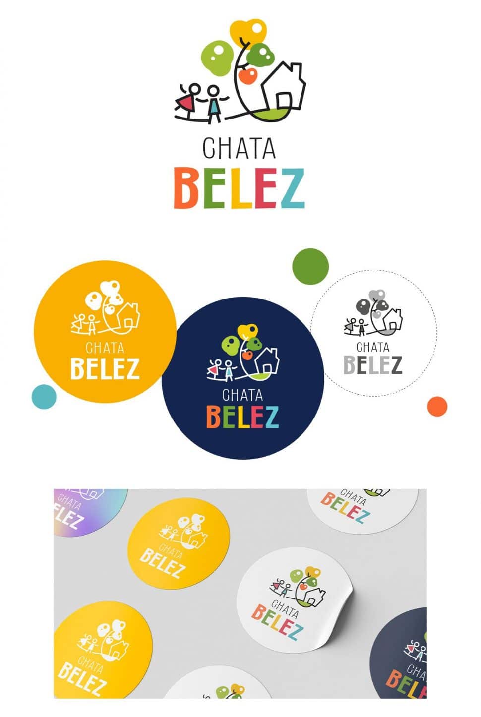 grafický dizajn a tvorba loga pre chatu Belez v Dolnom Kubíne
