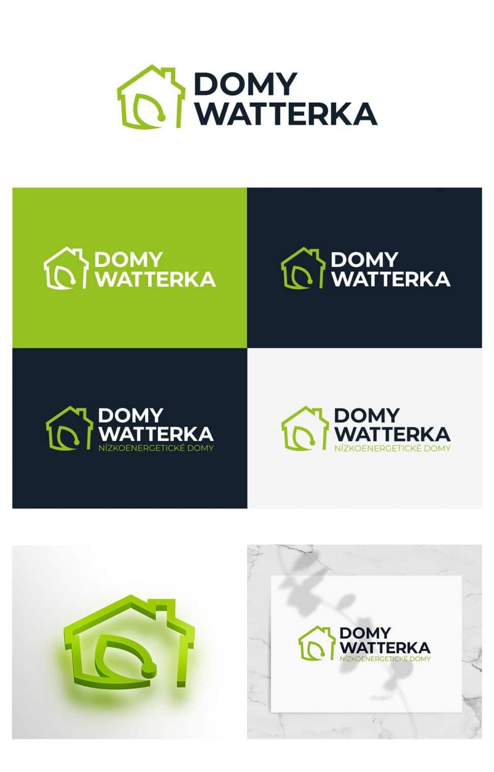 grafický dizajn a tvorba loga pre domy-watterka.sk
